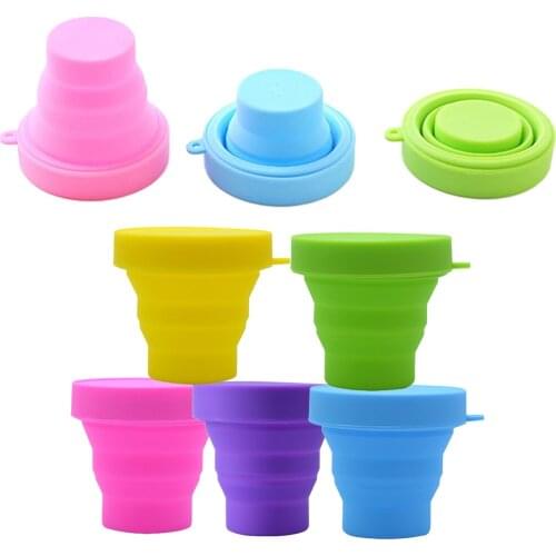 1 Pcs Disinfection foldable silicone cup flexible cleaning menstrual cup camping folding disinfection cup & womens health