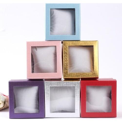 10Pcs/Lot Candy Wedding Favors Gift Box Package Birthday Party Baby Shower Decoration Boxes Plastic Window Jewelry Watch Present