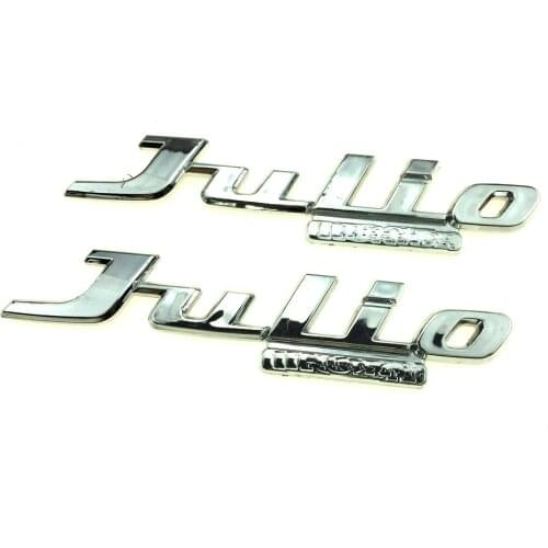 2PCS Motorcycle body sticker Stereoscopic 3D plating logo body sticker For HONDA Julio AF52 Scooter