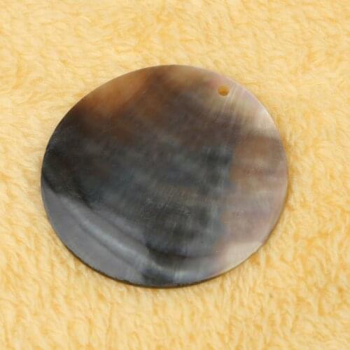 20pcs Black shell Seashell Polished yellow Charm Beads Pendant Mother of Pearl Handmade Ocean Style