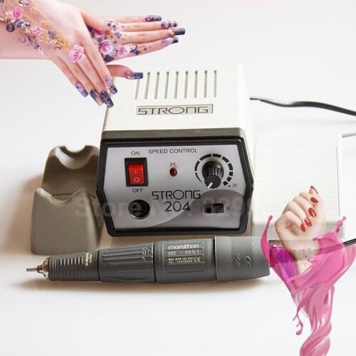 35000RPM Micromotor Strong 204 + SDE-H37L1 Handpiece for Jewelry, Watch, Glass, Wood Engraving, Polishing, Grinding and Trimming