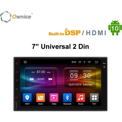 2din Ownice Car Radio Android 10.0 7" Touch Screen Auto Audio GPS Bluetooth MP5 Universal Double Din Multimedia Car Video Player