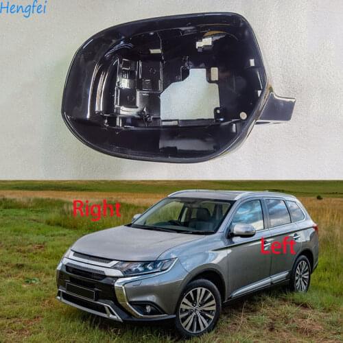 HengFei Car Accessories Reversing Frame For Mitsubishi Outlande 2019~2021 Rearview Mirror Frame Rearview Mirror Housing