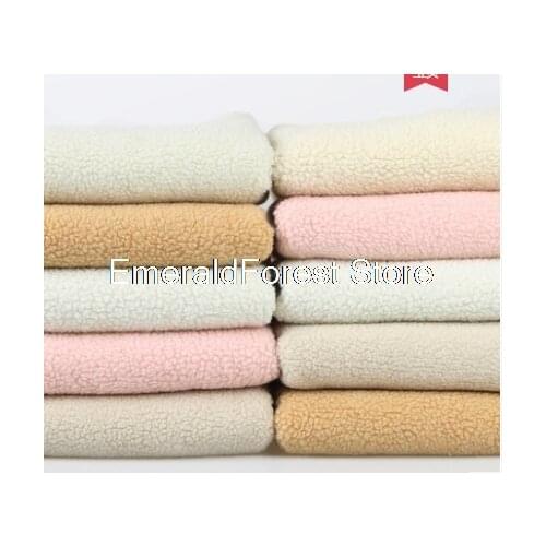 Lamb velvet Shu cotton plush doll clothes diy lining plus velvet thick fabric 50cn*160cm