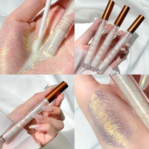 Shiny Pearlescent Liquid Highlighter Pen Natural Illuminate Matte Face Body Contour Illuminator Highlight Beauty Face Cosmetics