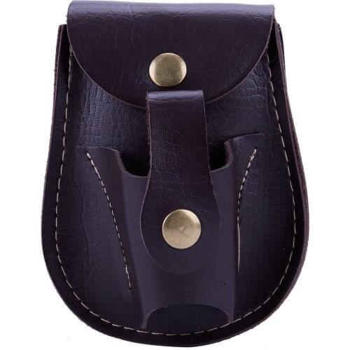 DCOS-2 in 1 Magnet Ammo Pouch Steel Ball Holster for Slingshot Exercise - Brown