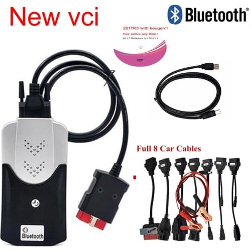 2021 NEW VCI 2017.R3 With Keygen VD bluetooth for delphis obd2 scanner VD TCS Pro Plus OBD Diagnostic Repair Tool