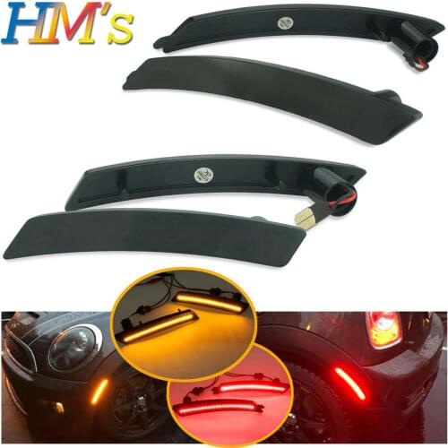 For Mini Cooper R56 R58 R55 R57 R59 R61 LED Front Rear Side Marker Lights For Mini Countryman R60 Side Marker Turn Signal Lamps
