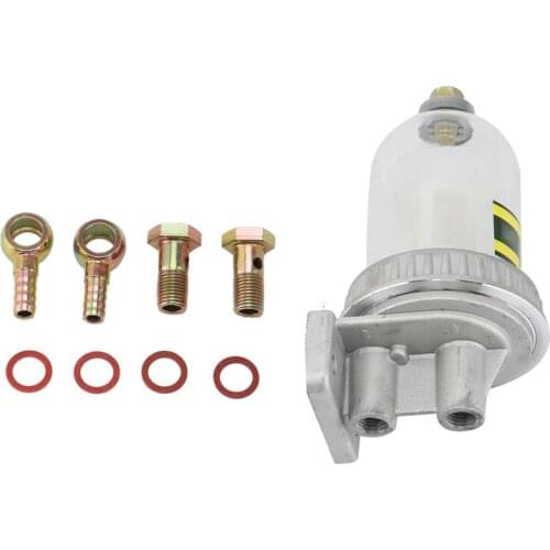 CA141 Coarse Filter Fuel Water Separation Precipitator Cup with Drain Retrofit Fuel Filter with Connector