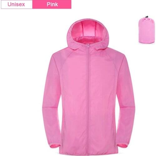 Outdoor camping skin sunscreen rainproof jacket men and women light fishing hunting windproof and breathable quick-drying clothe