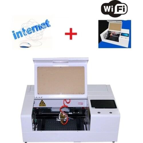 LY smart mini mobile tempered glass screen protector co2 laser cutting machine 35W laser engraver