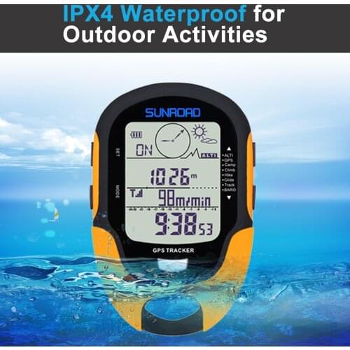 Multifunction LCD Digital GPS Altimeter Barometer Compass Portable Outdoor Camping Hiking Climbing Altimeter with LED Torch