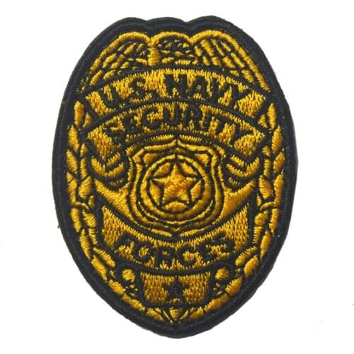 US NAVY SECURITY FORCES Military Army Tactical Embroidery Patches For Clothes Clothing Emblem Appliques Badges