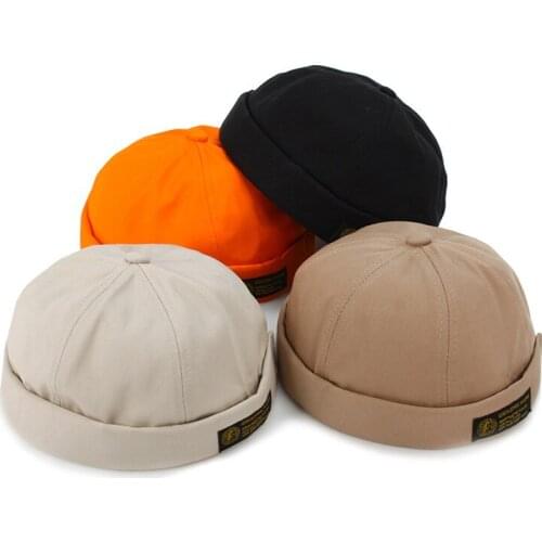 New Hat New Mens Spring And Summer Hat Thin Melon Skin Hat Woman Brimless Rogue Hat Hip Hop Yappie Sailor Hat