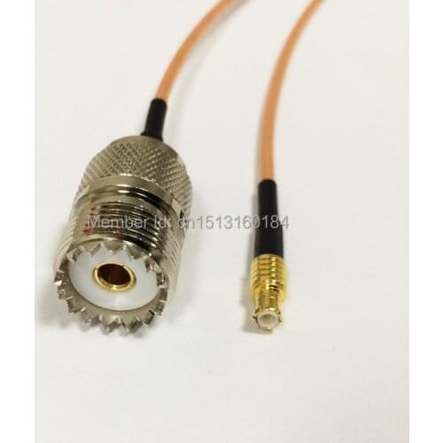 New UHF Female Jack SO239 To MCX Male Plug straight RG316 Cable 15CM 6" for wifi wireless antenna