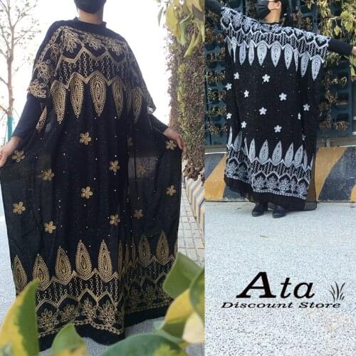 Ramadan Muslim Clothes Embroidery Hijab Dress Djellaba Femme Prayer Dresses Kaftan Abaya Islam Dubai Africa Free shipping