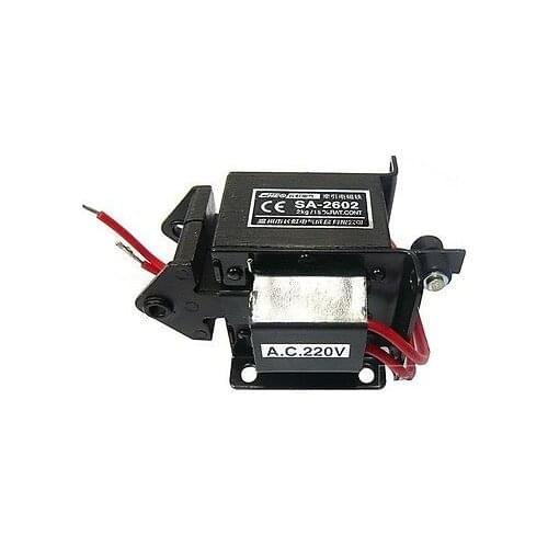 SA-2602 220V Stroke 15mm AC Tractive Solenoid Electromagnet 2KG 20N Force