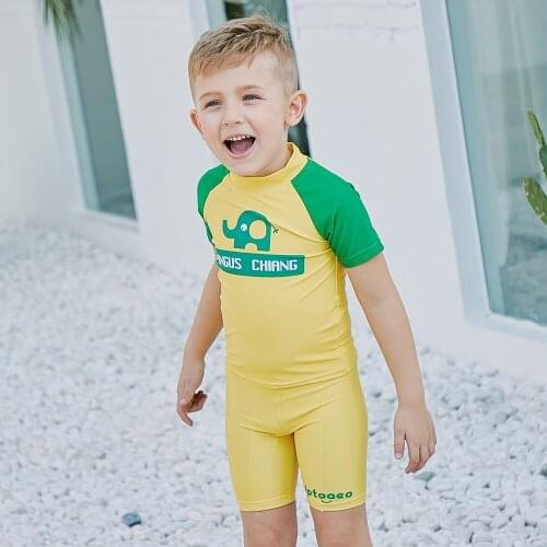 SABOLAY Baby Girls Swimming Suit Long Sleeve Two Piece Kids Beach Bathing Wear Trunks Swimming sun protection UPF 50 Swimwear
