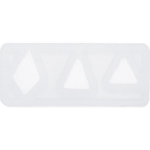 Silicone Mold DIY Mould Exopy Resin Mirror Crafts Jewelry Making Decor Pyramid E56C