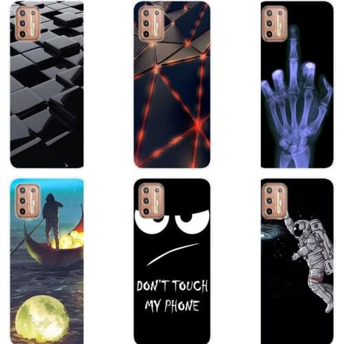 For Motorola G9 Plus Case Silicone TPU Phone Case On For MOTO G9 Play Case Soft Protective Cover