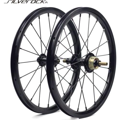 SILVEROCK Bike 1- 3 Speed Wheels 16 x1.50 305 Kinlin-NBR Rim for Brompton 3sixty Ultralight Folding Bike 20H/21H Wheels