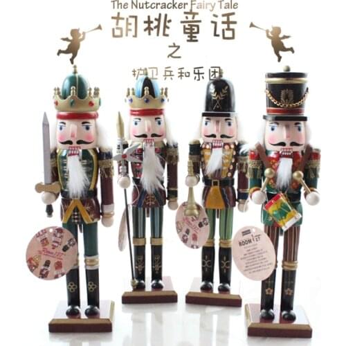 Special offer a 30cm Nutcracker Christmas ornaments Home Furnishing puppet soldiers Zakka