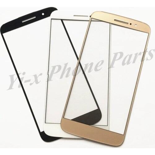 2PCS/lot For Motorola M Outer Top Screen Lens Front Glass For Moto M XT1662 Window LCD Screen Replacement Touch Panel