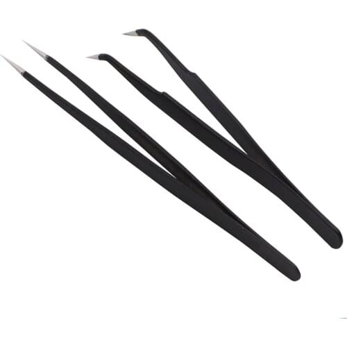 3D printer parts Stainless Steel Tweezers Nozzle cleaner Anti-static ESD Stainless Steel Tweezers Maintenance Tools Industrial