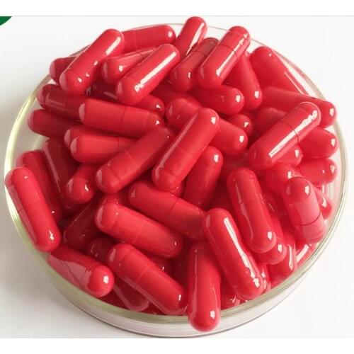 00#,0#,1#,2#,3#,4# Empty Capsule! 1,000pcs !Red -Red Empty Capsule,Hard Gelatin Empty Capsules,(Joined or seperated)