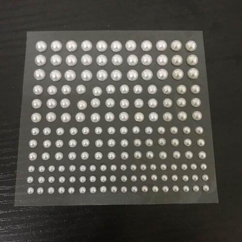 1Sheet Decal Imitation Pearl Kids Toys Round Shape Self Adhesive Wall Surface Decorative Plastic DIY Laptop Stickers