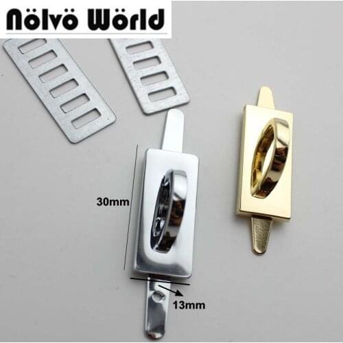 10-60pcs 6 colors 30*13mm alloy gold metal arch bridge connector hanger for bags belts strap Rose Gold toned