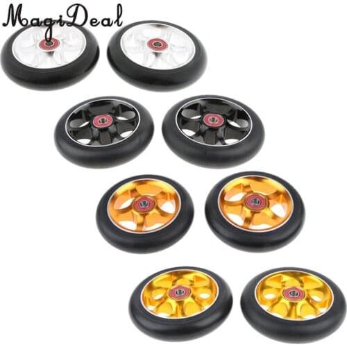 2-Pack 110mm Stunt Scooter Wheels With Standard Bearings