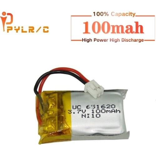 3.7v 100mah Lipo Battery For Cheerson Cx-10 Cx-10a Fq777-124 Hubsan Q4 Wltoys V272 Mini Rc Quadcopter 1s Drone Toy Battery 1Pcs