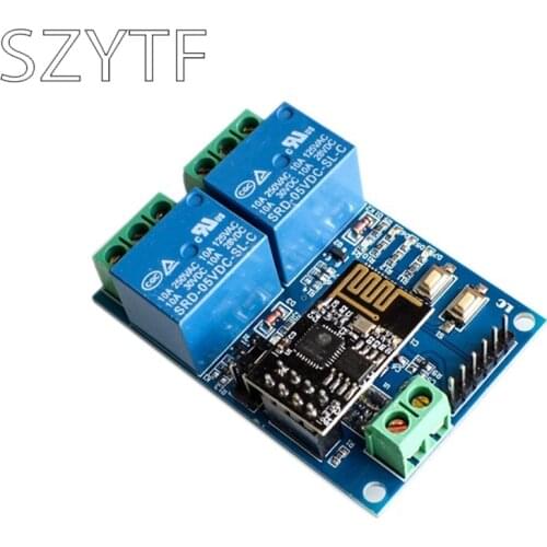 5V ESP8266 Dual WiFi Relay IoT Smart Home Mobile APP Remote Switch