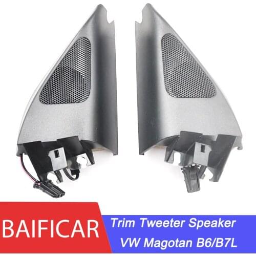 Baificar Brand Genuine Triangle Trumpet Mirror Door Head Tweeter Speaker Car Audio Trim Tweeter Speakers For VW Magotan B6/B7L