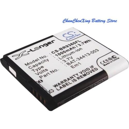 Cameron Sino High Quality 1000mAh Battery BAT-34413-003, EM1 for BlackBerry Apollo, Curve 9350, Curve 9360, Curve 9370, Sedona