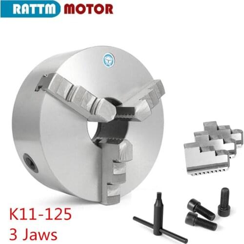 Woodworking 3 jaw lathe chuck K11 125 mm self-centering chuck wood lathe chuck Machine tools