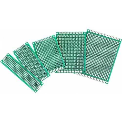 FR-4 2.54mm Double Side Prototype PCB Printed Circuit Board PCB soldering board Protoboard For Arduino DIY