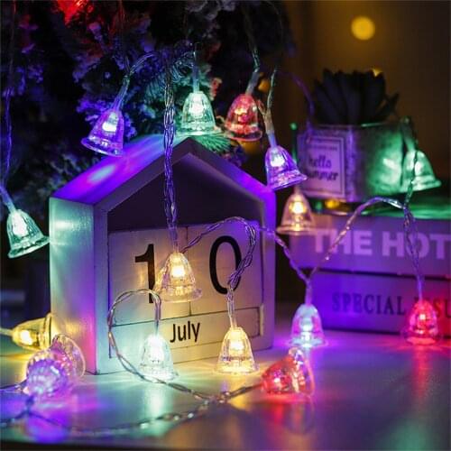 2m 10 LED String Lights Christmas Party Wedding Decoration Lights Battery Powered Christmas Tree Waterproof Copper Wire Lights