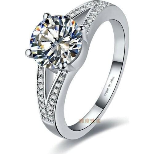 Classic models 2 CT SONA Synthetic stone engagement rings, sterling silver promise ring,wedding rings for women