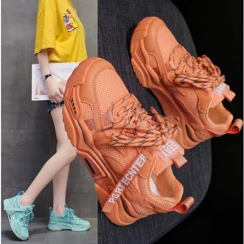 2021 Hot Women Shoes Summer White Sneakers Basket Femme Super Light Vulcanized Shoes Female Mesh Sneakers Women Casual Shoe