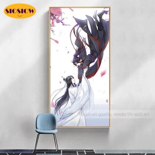 Mo Dao Zu Shi Posters 5d Diy Diamond Painting Wei Wuxian & Lan Wangji Diamond Embroidery Cross Stitch Gifts For Girls Room Decor