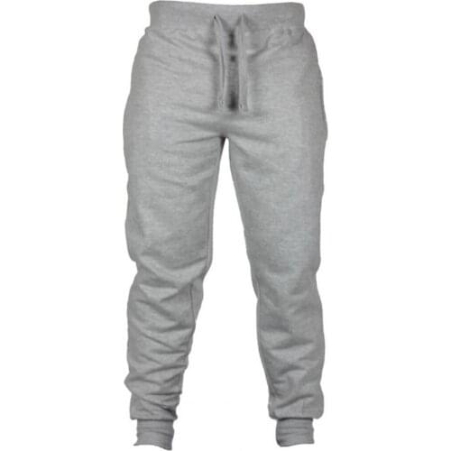 Men Jogger Solid Color Drawstring Plush Thick Warm Pants Sweatpants Trousers Men Jogger Sweatpants Trousers