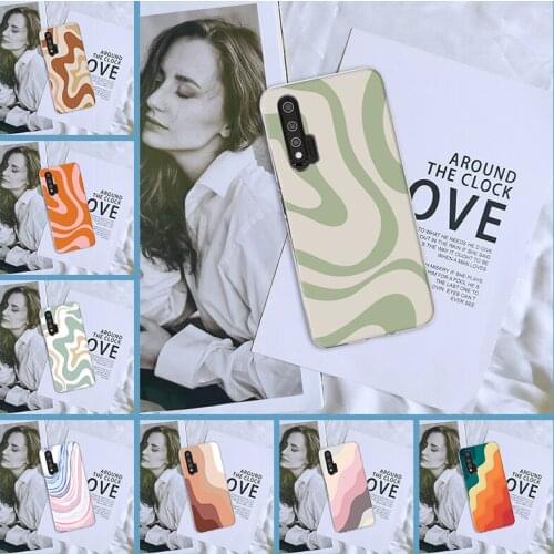 Soft Aesthetic Art Painting Fashion Pretty Back Cover For Huawei Nova 5t 5i 5 Pro 5z Nova 7 6 Se Pro 5G Phone Case Silicone