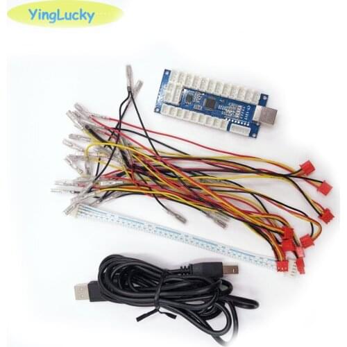 Zero delay Upgrade 4 IN 1 Arcade controller for PS3/PS2/PC/Xbox 360 for windows Android game control board usb pc