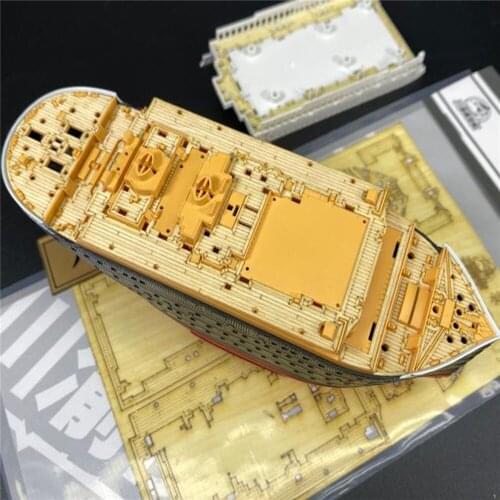 DIY Upgrade Wooden Deck Model Ship for Suyata Titanic Ship Boat Model Assembly Kits Accessories