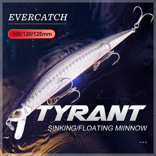Evercatch tyrant jerk crankbaits 15g sinking chatterbait 16g floating wobblers artificial bait for bass pike fishing tackle lure