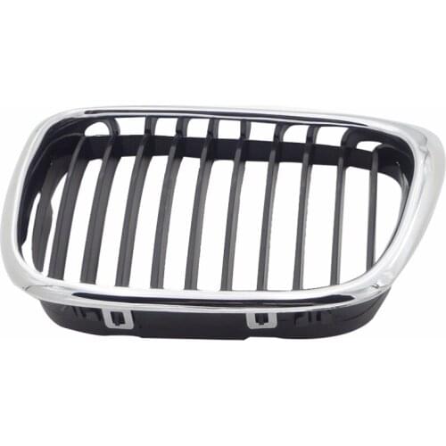1Pcs Half Chrome ABS Front Bumper Grille Left Side For BWM 5Series E39 2001 YEAR