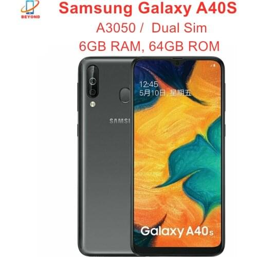 Samsung Galaxy A40s A3050 Dual Sim Exynos 6GB RAM 64GB ROM 6.4" Triple Camera Original Mobile phone