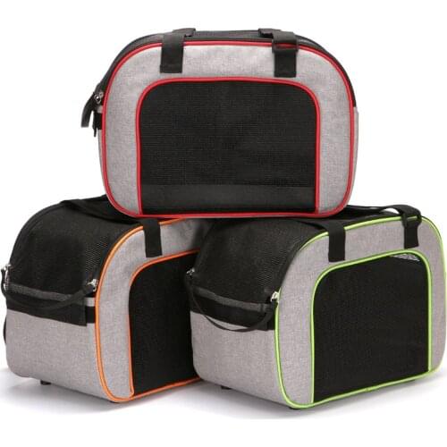 Pet one-shoulder bag Chihuahua out convenient bag dog backpack harness pet bag stylish breathable sloping cross cat bag